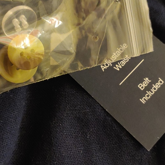 Crown & Ivy Kids Size 5 Navy Shorts w/Belt NEW (K) - Picture 4 of 6